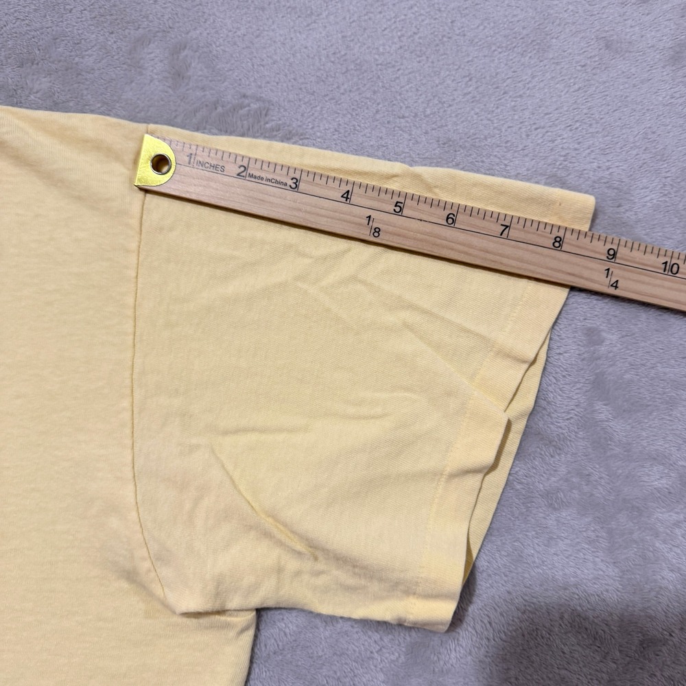 VTG Mossimo Punchin The Clown T-Shirt Men L Yellow Limited Edition Grunge 90 USA - Picture 9 of 10